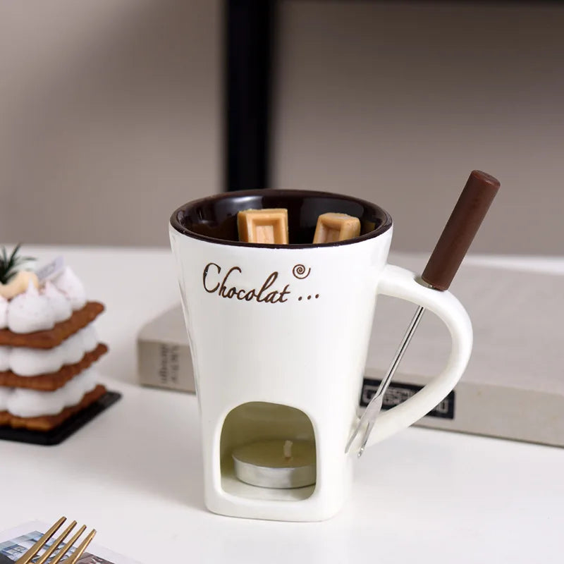 FondueDelight™- Handmade Chocolate Melting Mug