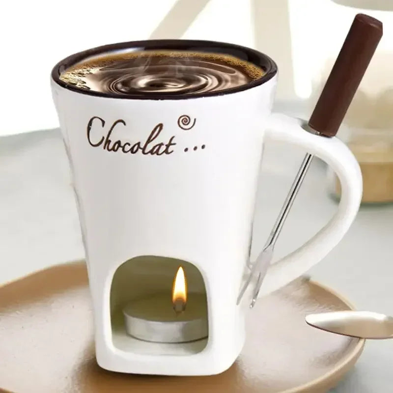 FondueDelight™- Handmade Chocolate Melting Mug