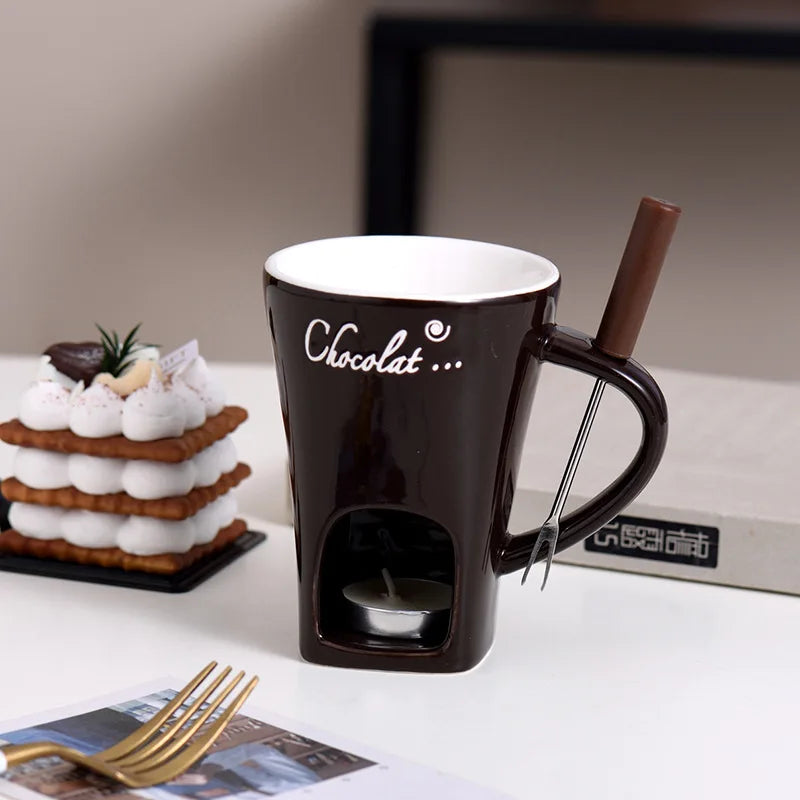 FondueDelight™- Handmade Chocolate Melting Mug