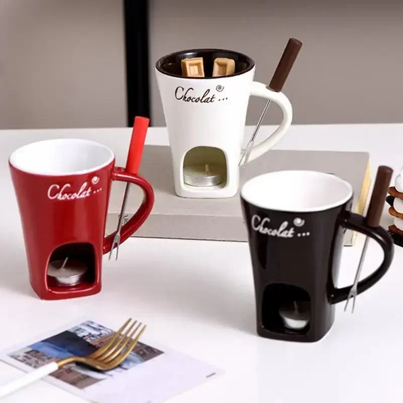 FondueDelight™- Handmade Chocolate Melting Mug