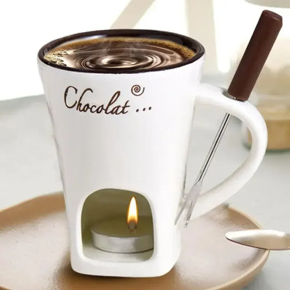 FondueDelight™- Handmade Chocolate Melting Mug