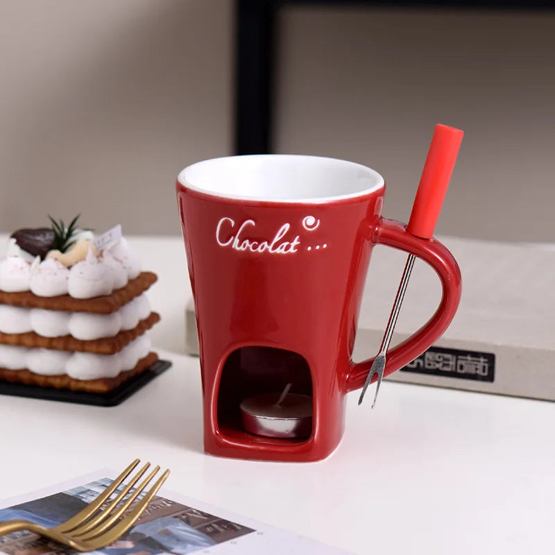 FondueDelight™- Handmade Chocolate Melting Mug